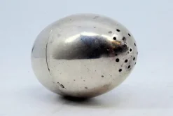 Best Pamono Silver Egg-Shaped Salt Shaker with Ballast Inside
