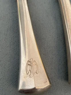 Discount Pamono Silver Fish Cutlery for 6 People from Seligmann, 1890s, Set of 12
