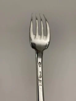 Best Pamono Silver Fork from NM, 18th Century
