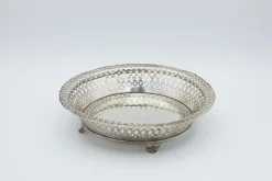 Hot Pamono Silver Fruit Bowl with Rack