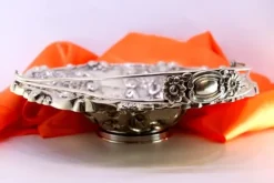 Best Pamono Silver Fruit Bowl with Shell Reliefs and Floral Motifs