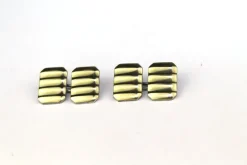 Pamono Silver Gilt Cufflinks, 1960s, Set of 2> Cufflinks