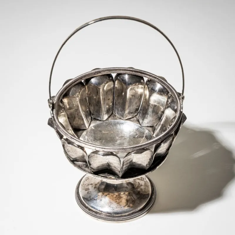 Outlet Pamono Silver Handled Bowl by Benedikt N.K. Ranninger, Vienna, 1819