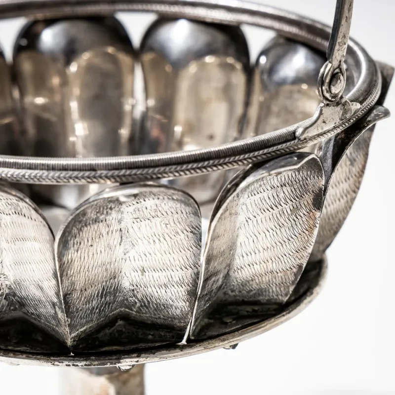 Outlet Pamono Silver Handled Bowl by Benedikt N.K. Ranninger, Vienna, 1819
