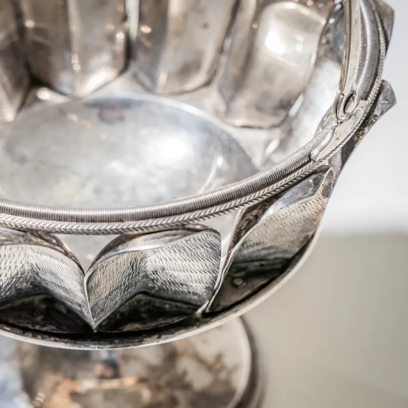 Outlet Pamono Silver Handled Bowl by Benedikt N.K. Ranninger, Vienna, 1819