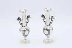 Clearance Pamono Silver Jugs with Handles, Set of 2