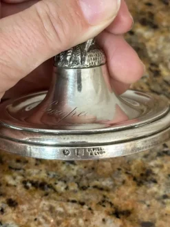 Best Pamono Silver Metal Menu Holder, 1900