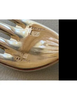 Pamono Silver Metal Moisson Cutlery Set from Hermès Paris, 1950s, Set of 48><noscript><img width=