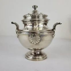 Best Pamono Silver Metal Tea or Coffee Service, 1905, Set of 5