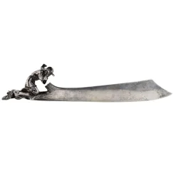 Discount Pamono Silver Paper Knife, 19th Century