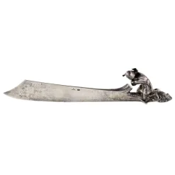 Discount Pamono Silver Paper Knife, 19th Century
