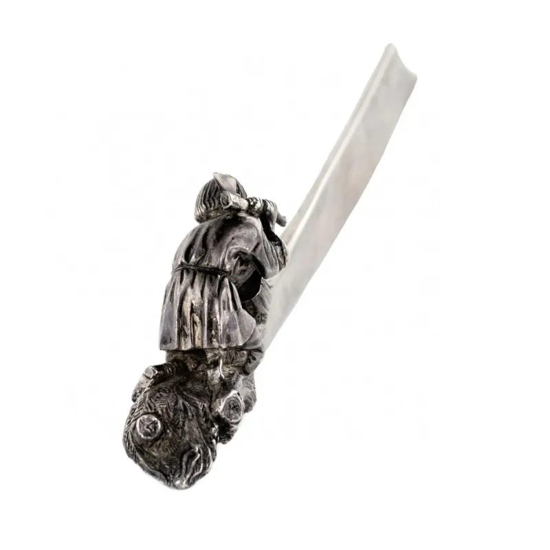 Discount Pamono Silver Paper Knife, 19th Century