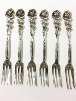 Online Pamono Silver Pastry Forks, Teaspoons and Sugar Scoop by Christoph Widmann, Germany, Set of 13