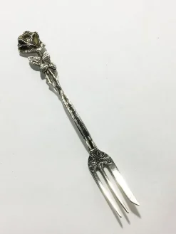 Online Pamono Silver Pastry Forks, Teaspoons and Sugar Scoop by Christoph Widmann, Germany, Set of 13