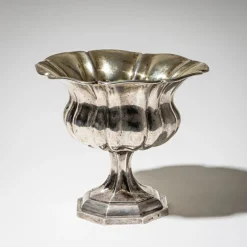 Discount Pamono Silver Pedestal Bowl, Munich, Germany, 1843