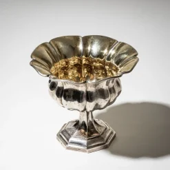 Discount Pamono Silver Pedestal Bowl, Munich, Germany, 1843