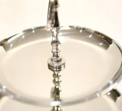 Pamono Silver Plate Cake Stand 3 Tiered Afternoon Tea><noscript><img width=