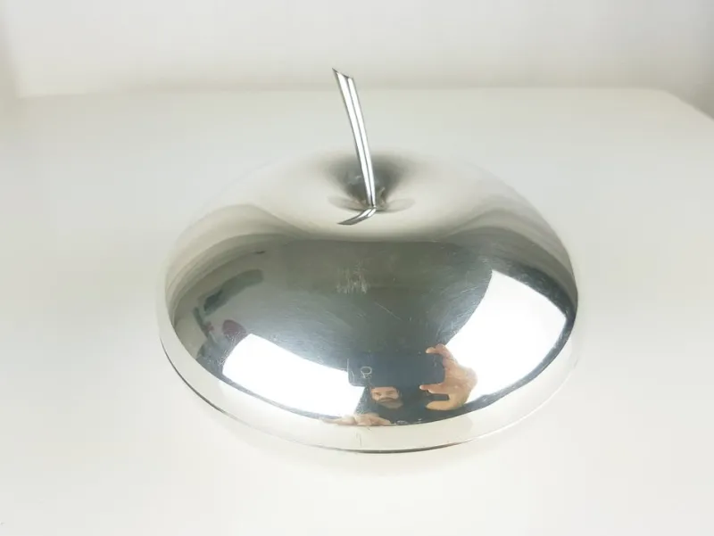 Pamono Silver Plated Metal Bowl and Box from Christofle, 1960s, Set of 2> Bowls