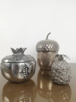 Best Pamono Silver Plated Pomegranate Ice Bucket by Mauro Manetti, Florence, Italy, 1970s