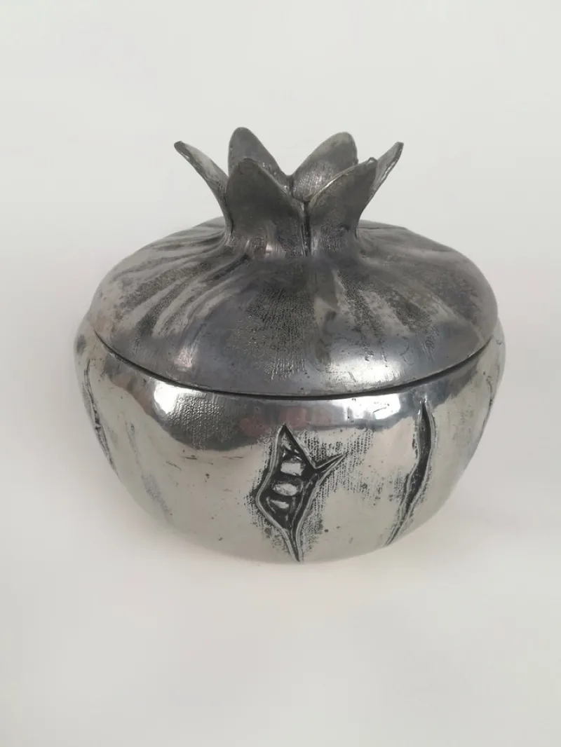 Best Pamono Silver Plated Pomegranate Ice Bucket by Mauro Manetti, Florence, Italy, 1970s