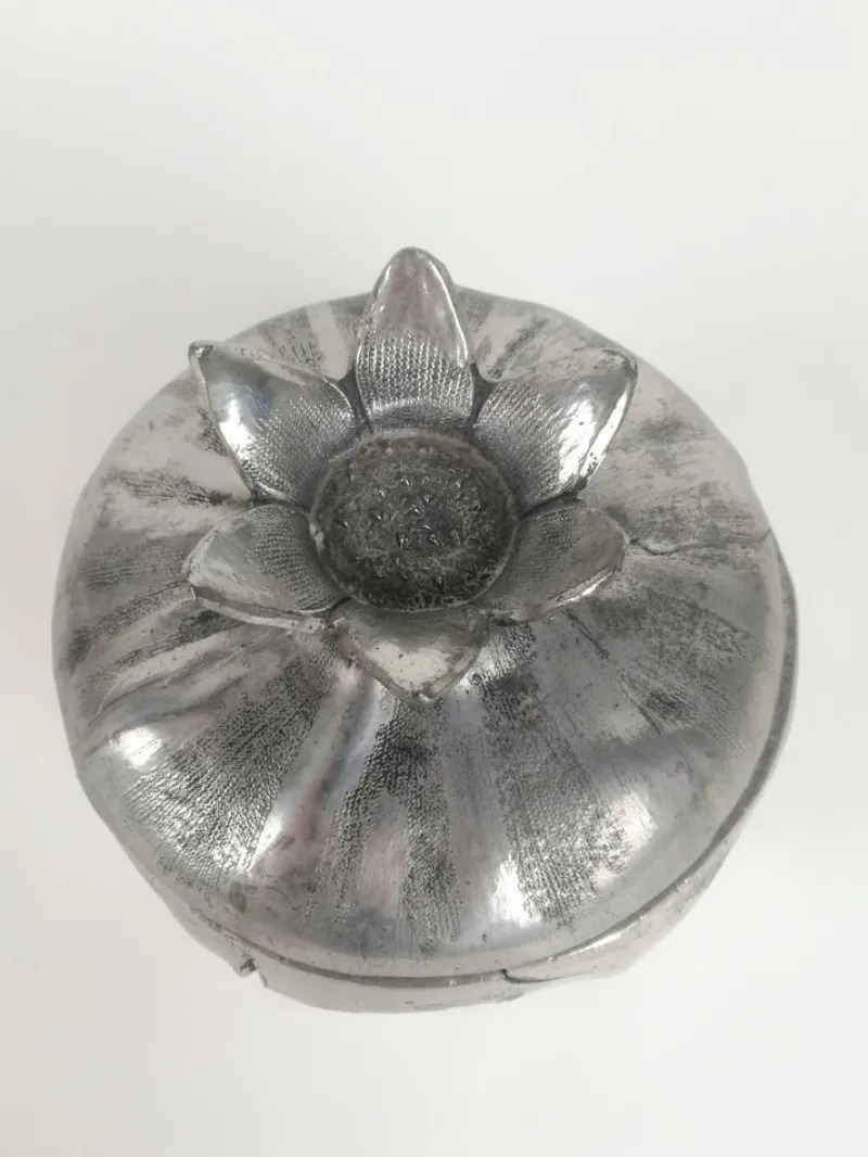 Best Pamono Silver Plated Pomegranate Ice Bucket by Mauro Manetti, Florence, Italy, 1970s