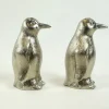 Pamono Silver Plated Salt and Pepper Penguins, 1970s, Set of 2> Salt & Pepper Shakers