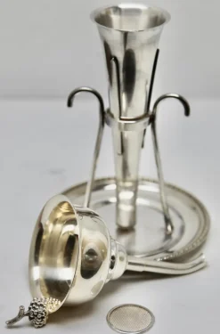 Clearance Pamono Silver Plated Wine Bar Funnel