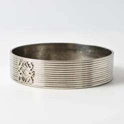Pamono Silver Plated Wine Bottle Coaster from Loewe, 1980s><noscript><img width=