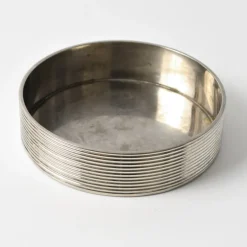 Pamono Silver Plated Wine Bottle Coaster from Loewe, 1980s><noscript><img width=