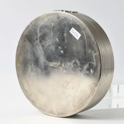 Pamono Silver Plated Wine Bottle Coaster from Loewe, 1980s><noscript><img width=