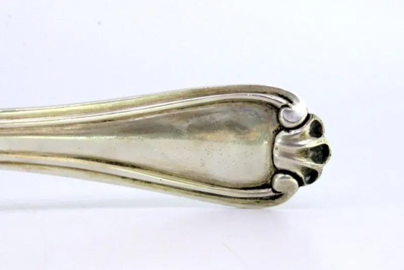 Online Pamono Silver Rice and Serving Spoon with Embossed Handle Grooves