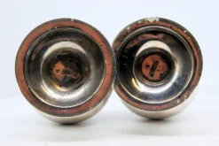 New Pamono Silver Salt and Pepper Shakers, Set of 2