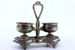 Outlet Pamono Silver Salt and Pepper Shakers with Pearly Friezes