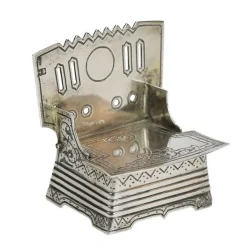 Pamono Silver Salt Shaker Throne, Moscow, Russia, 1867> Salt & Pepper Shakers