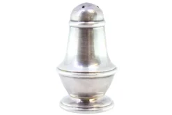 Sale Pamono Silver Salt Shaker with Edge and Base Friezes