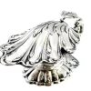 Pamono Silver Salt Shaker with Reliefs and Applications