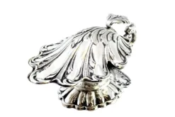 Pamono Silver Salt Shaker with Reliefs and Applications