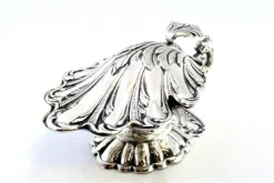 Pamono Silver Salt Shaker with Reliefs and Applications