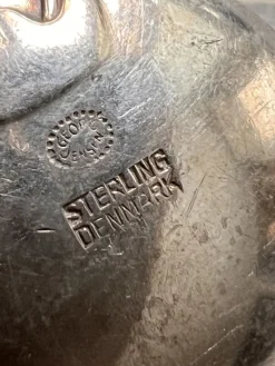Pamono Silver Salt Shakers by Harald Nielsen for Georg Jensen, Denmark, 1950, Set of 3><noscript><img width=