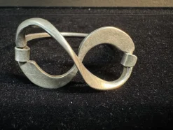 Pamono Silver Scroll Bracelet, 1970s> Bracelets