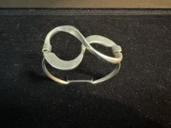 Pamono Silver Scroll Bracelet, 1970s><noscript><img width=