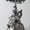Pamono Silver Stag Candleholder Table from Heinrich Gottfried Dellevie, 1827