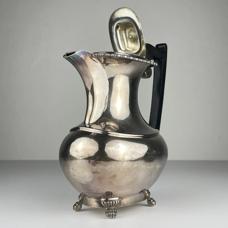 Pamono Silver Tea Set, Sheffield, England, 1930s, Set of 4> Coffee & Tea Service
