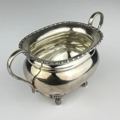 Pamono Silver Tea Set, Sheffield, England, 1930s, Set of 4><noscript><img width=