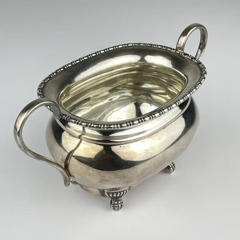 Pamono Silver Tea Set, Sheffield, England, 1930s, Set of 4> Coffee & Tea Service