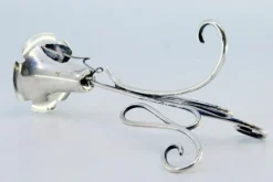 Pamono Silver Toothpick Holder with Chalice Cut><noscript><img width=