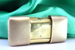 Clearance Pamono Silver Travel Watch with Gold Mechanical Movement