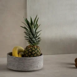 Pamono Silver Travertine Cylinder Bowl from Kiwano Concept><noscript><img width=