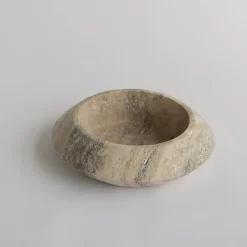 Pamono Silver Travertine Eclipse Bowl from Kiwano Concept><noscript><img width=