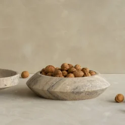 Pamono Silver Travertine Eclipse Bowl from Kiwano Concept><noscript><img width=